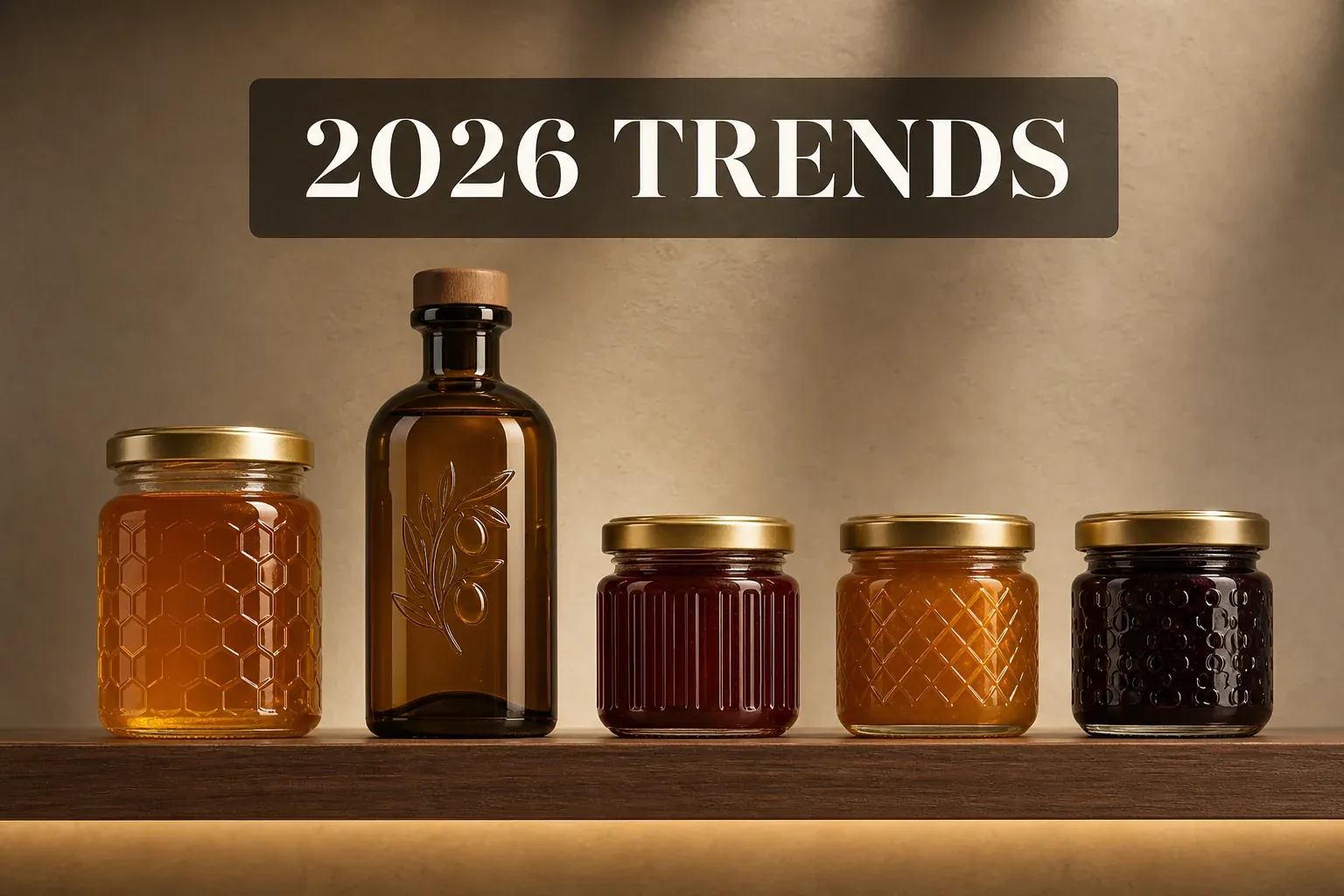 Trends im Verpackungsdesign für Lebensmittelmarken — custom glass packaging