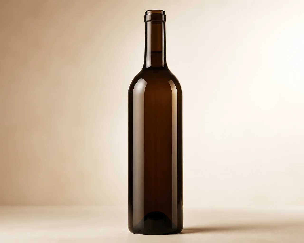 Botella de vino de Burdeos