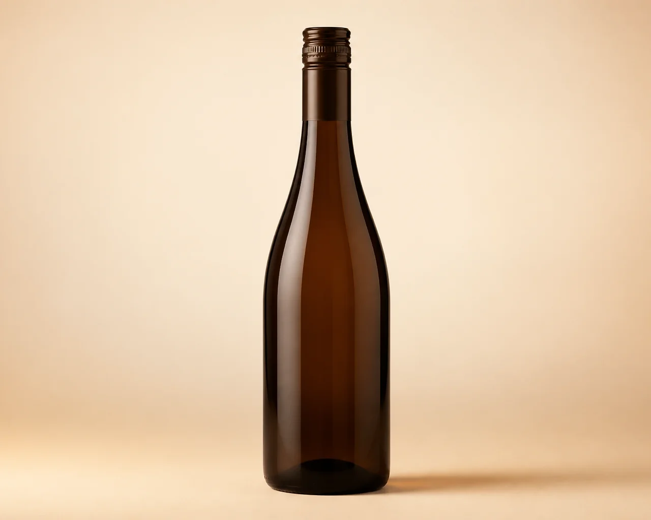 Botella de vino de Borgoña