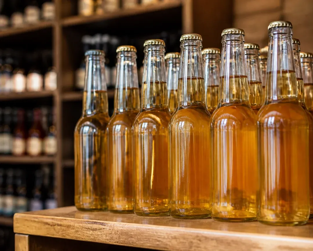 Bouteille de bière transparente – 500 ml (voir 3)