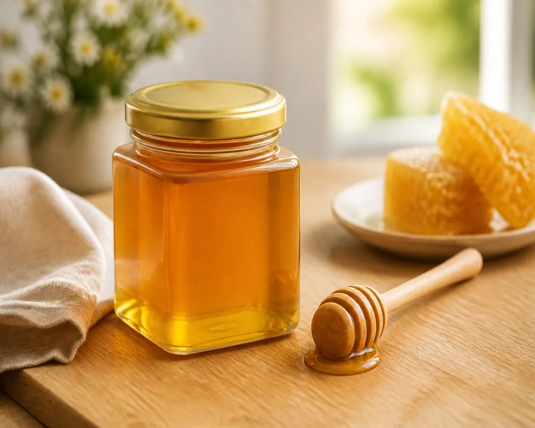 Square Honey Jar – 500 ml (view 2)