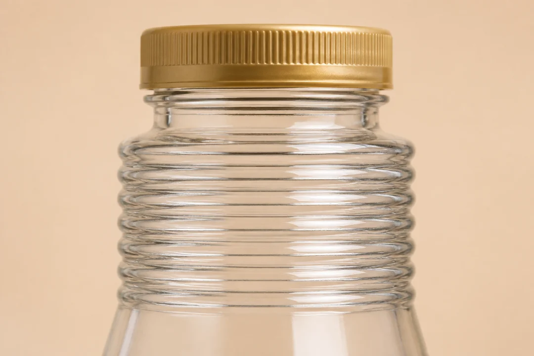 Ribbed Oil Bottle – 500 ml (view 4)