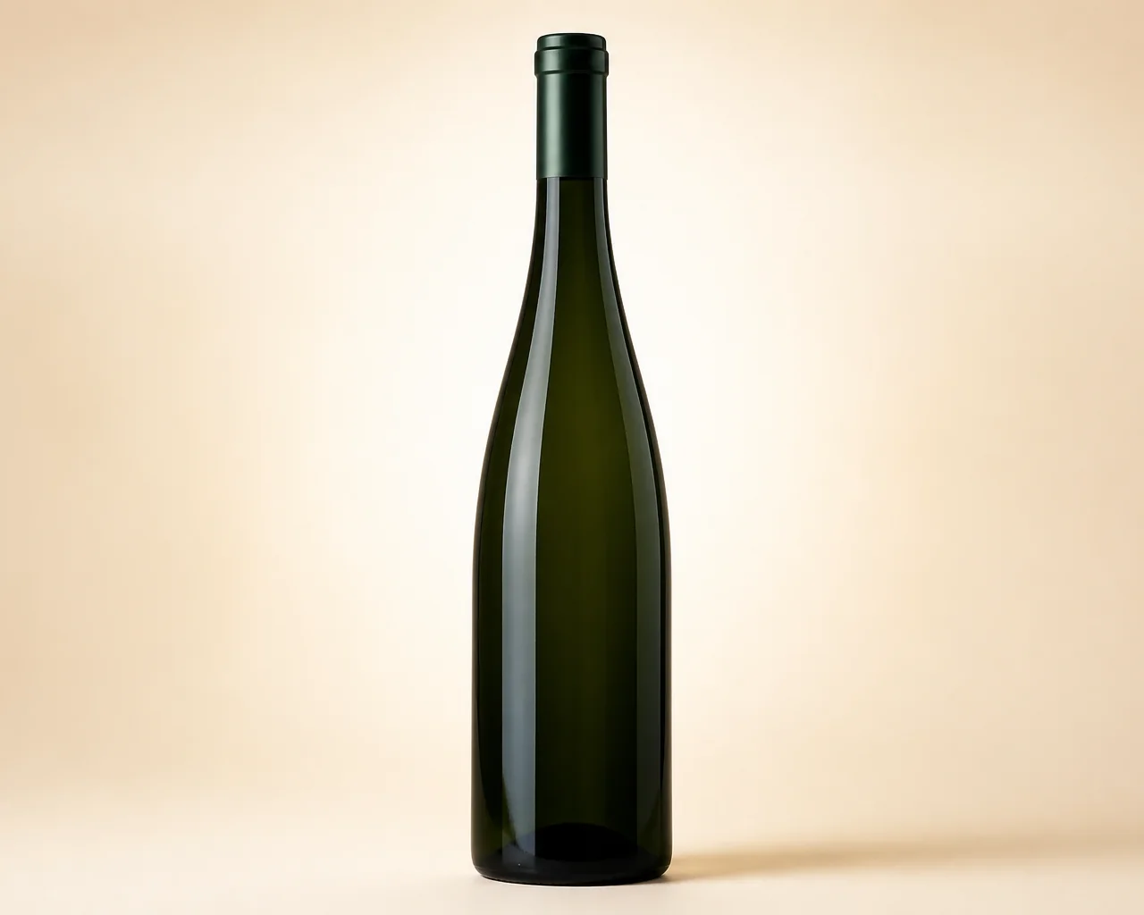 Botella de vino alta