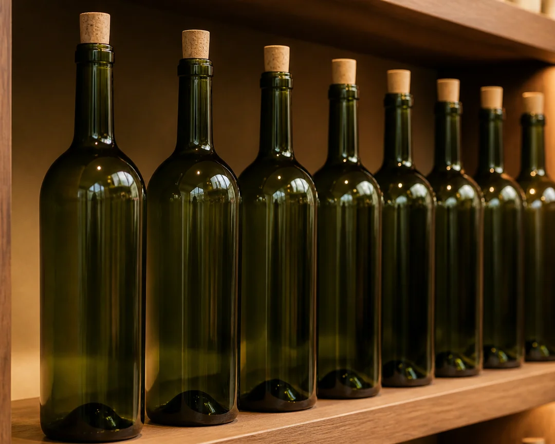 Bouteille de vin verte – 750 ml (voir 3)